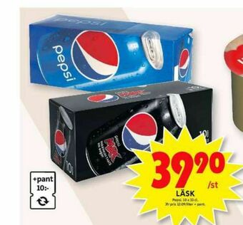 ICA Maxi Pepsi Läskedryck erbjuda