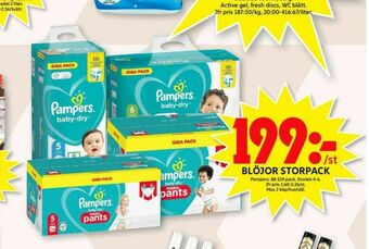 ICA Maxi Pampers Blöjor erbjuda