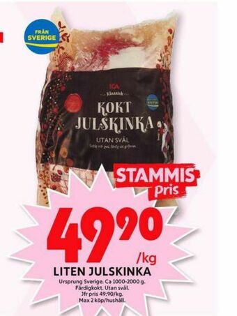 ICA Maxi ICA Julskinka erbjuda