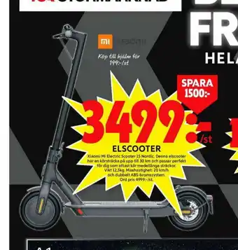 Xiaomi Mi El-kickscooter