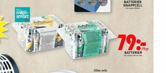 ICA Maxi ICA Batterier erbjuda