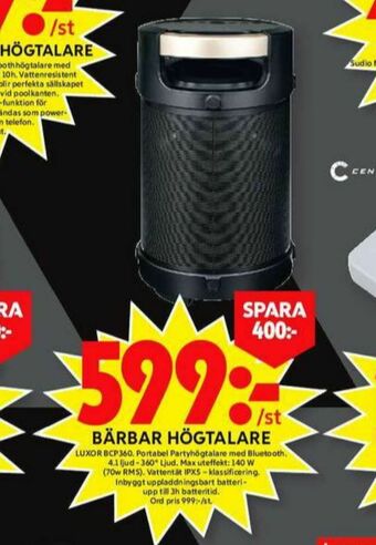 ICA Maxi Luxor Högtalare erbjuda