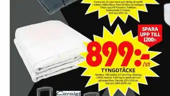 ICA Maxi Hemtex Tyngdtäcke erbjuda