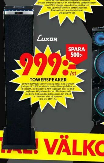 ICA Maxi Luxor Högtalare erbjuda