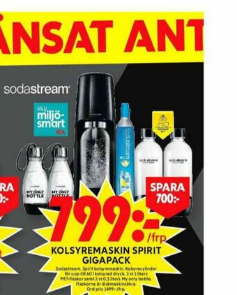 ICA Maxi Sodastream Kolsyremaskin erbjuda