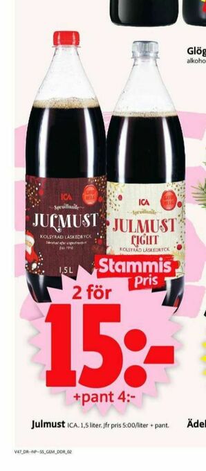 ICA Supermarket ICA Julmust erbjuda