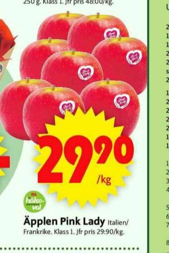ICA Supermarket Pink Lady Äpplen erbjuda
