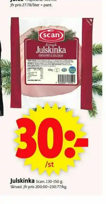 ICA Supermarket Scan Skinka erbjuda