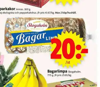 ICA Supermarket Bagarlimpa Limpa erbjuda