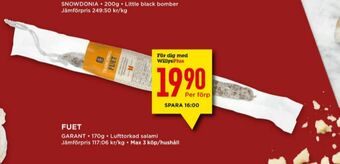 Willys Garant Salami erbjuda