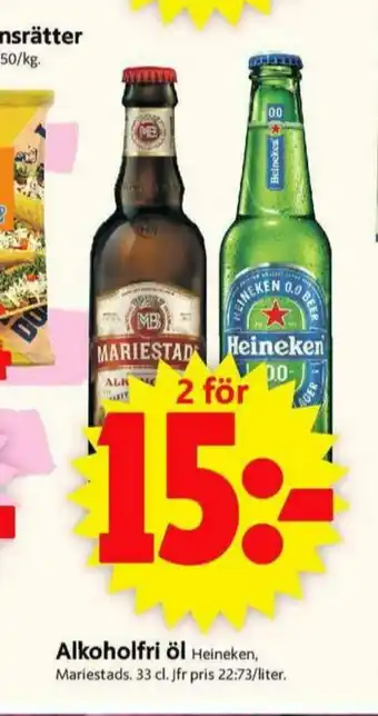ICA Supermarket Heineken 0.0 Öl erbjuda