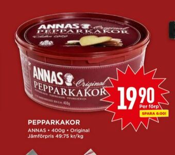 Willys Annas Pepparkakor erbjuda