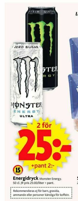 ICA Supermarket Monster Energidryck erbjuda