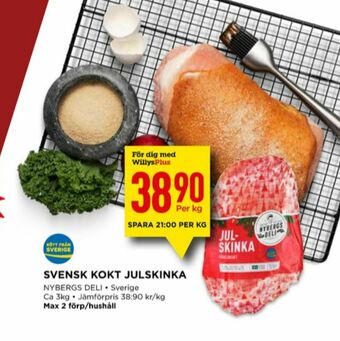 Willys Nybergs Deli Julskinka erbjuda