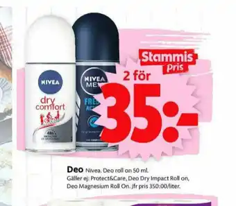 ICA Supermarket Nivea Men Deodorant erbjuda