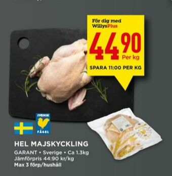 Willys Garant Kyckling erbjuda