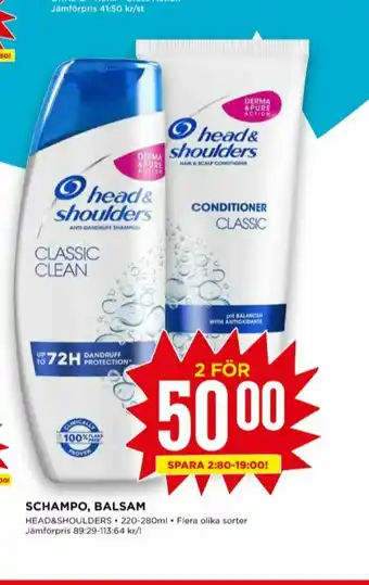 Willys Head&Shoulders Balsam erbjuda