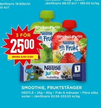 Willys Nestlé Fruktstång erbjuda