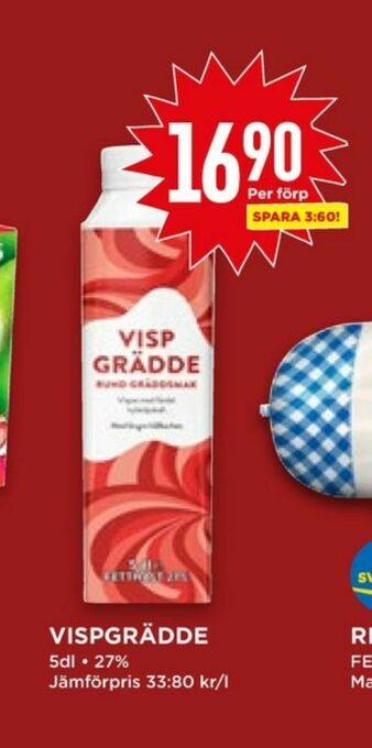 Willys Hemma Vispgrädde erbjuda