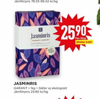 Willys Hemma Garant Jasminris erbjuda