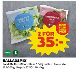 Coop Daglivs SALLADSMIX erbjuda