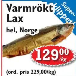 T-jarlen Varmrökt Lax erbjuda