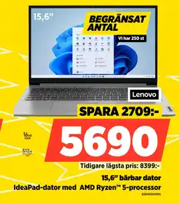 Power 15,6 bärbar dator erbjuda