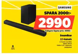 Power Soundbar erbjuda