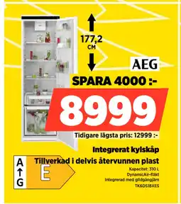 Power Integrerat kylskåp erbjuda