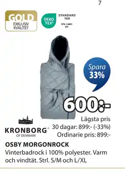 JYSK OSBY MORGONROCK erbjuda