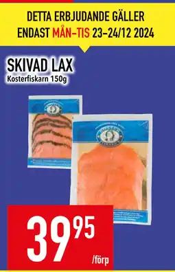 Matdax SKIVAD LAX erbjuda