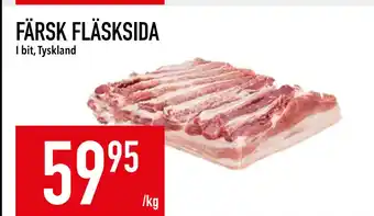 Matdax FÄRSK FLÄSKSIDA erbjuda