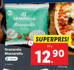 Lidl Granarolo Mozzarella erbjuda
