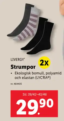 Lidl Strumpor erbjuda