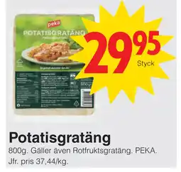Matöppet Potatisgratäng erbjuda
