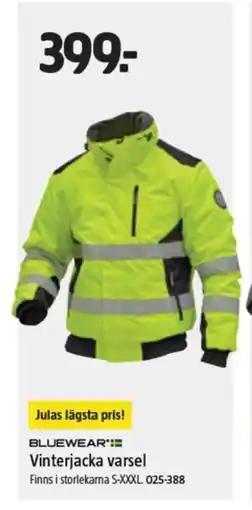 Jula BLUEWEAR Vinterjacka varsel erbjuda