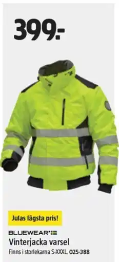 Jula BLUEWEAR Vinterjacka varsel erbjuda