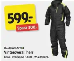 Jula BLUEWEAR Vinteroverall herr erbjuda