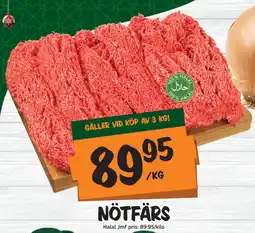 Bazaar Food market NÖTFÄRS erbjuda