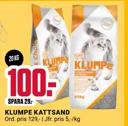 ÖoB KLUMPE KATTSAND erbjuda