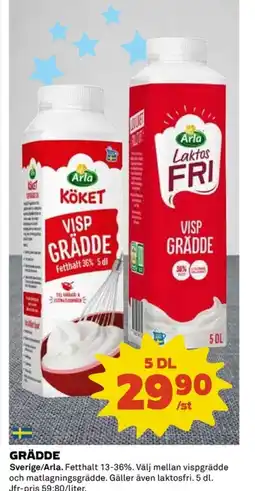 Coop Grädde erbjuda