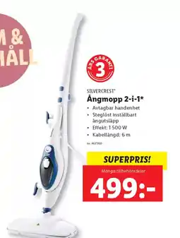 Lidl Ångmopp 2-i-1 erbjuda