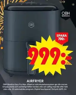 ICA Maxi Airfryer erbjuda