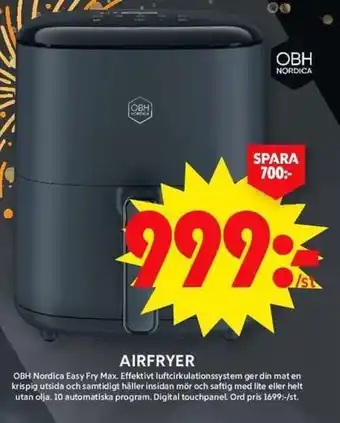 ICA Maxi Airfryer erbjuda