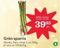 Grön sparris