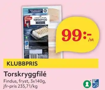 Hemköp Torskryggfilé erbjuda