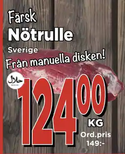Supergrossen Nötrulle erbjuda