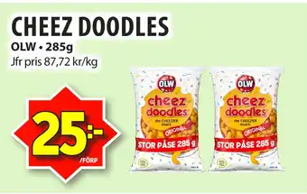 Matvärlden Tensta CHEEZ DOODLES erbjuda