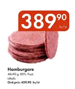 Snabbgross LITHELLS Hamburgare erbjuda