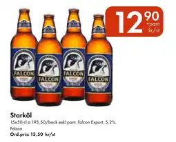 Snabbgross FALCON Starköl erbjuda